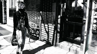 Sasha Pivovarova Does Early '80s Madonna For <i>Vogue</i> Paris